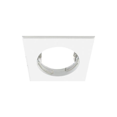 Faretto incasso Soffitto Quadrato, Fisso,  IP20, GU10, Cromo Satinato