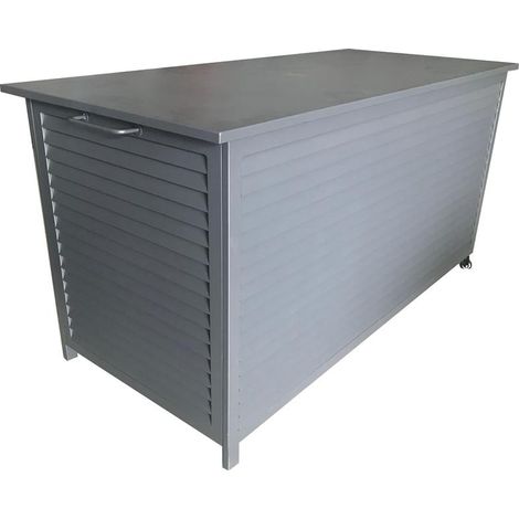PROLOISIRS Grand coffre de rangement STORIA - Gris