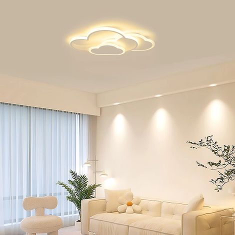 Plafonnier LED nuage moderne – température de couleur réglable 3000K à 6500K – usage intérieur décoratif (1/5)