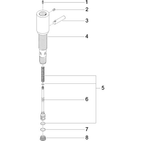 Dornbracht 90111001901-00 Raccord Pièces de rechange (1/3)