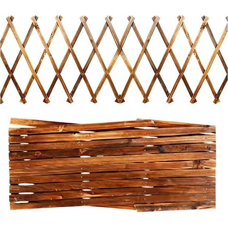Expandable Plant Trellis, Wooden Trellis 180 x 30 cm, Support for Climbing Plants, Hanging Frame for Garden, Patio, Bedroom, Indoor and Outdoor Use (1/4)