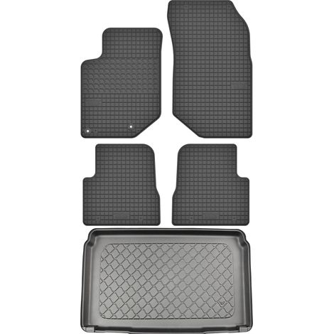 Opel Corsa F Hatchback dal 06.2019 SET - tappetini in gomma per auto + tappetino per bagagliaio