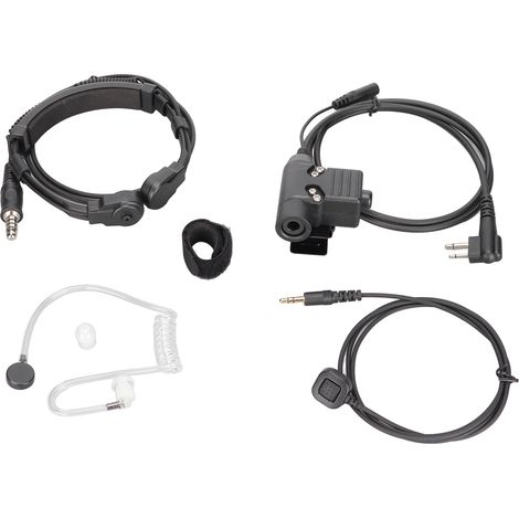 Casque micro-cravate PTT U94 avec commande vocale rétractable 7,1 mm et micro tactile pour Motorola GP88 GP300 GP3688 DEP450 (1/5)