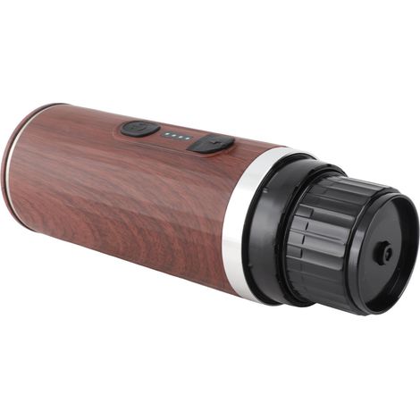 Cafetière portable à extraction 20 bars, auto-chauffante, en acier inoxydable 304, batterie rechargeable 7500 mAh, sans fil, idéale pour les voyages. (1/5)