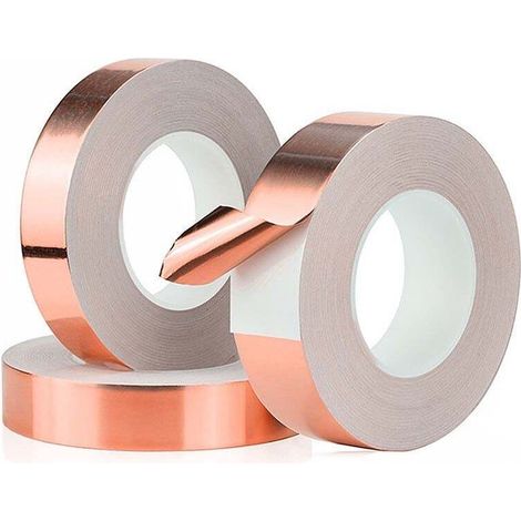 pure copper conductive tapes 10mm x 25m, signal shielding, motherboard heat dissipation, insulation, thick self-adhesive copper tape