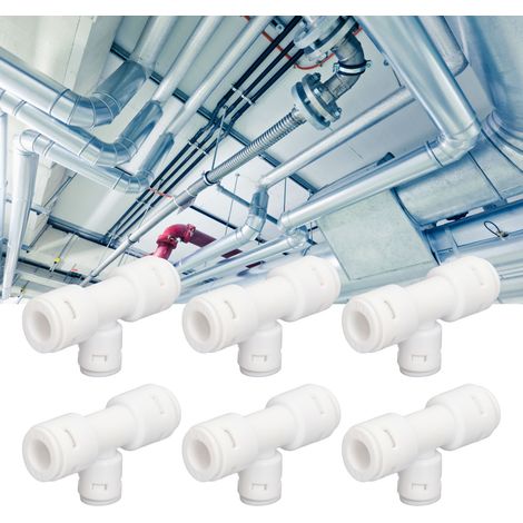 1/4 Zoll 3 auf 2 T-Stück für K7062 Wasserreiniger, 3/8 Zoll Schnellanschluss (3-Wege-Schnellanschluss für RO-Maschine) (1/5)