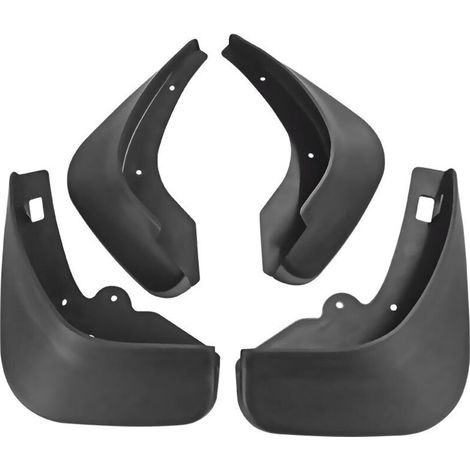Convient aux voitures Ford Focus 1.8L 2005-2014, garde-boue souples noirs, résistants à la boue et à l'eau, modification résistante à la saleté.