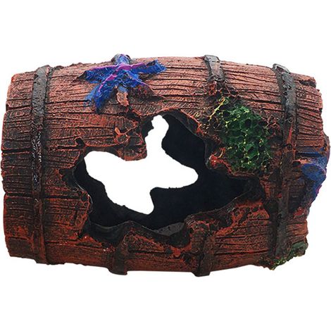 Lot de 2 ornements d’aquarium étoile de mer colorée pour décoration bac à poissons et paysage aquatique (1/4)