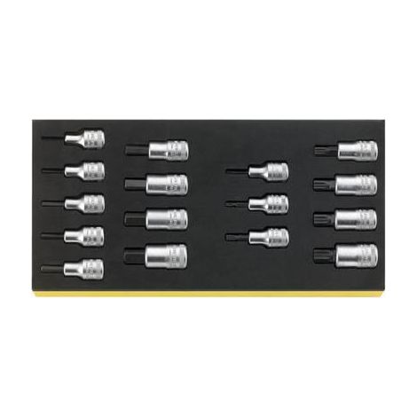 STAHLWILLE 96838762 - jeu de clé à douille plateaux TCS c/1/2 pouce TCS 54/54X/16 (1/3)