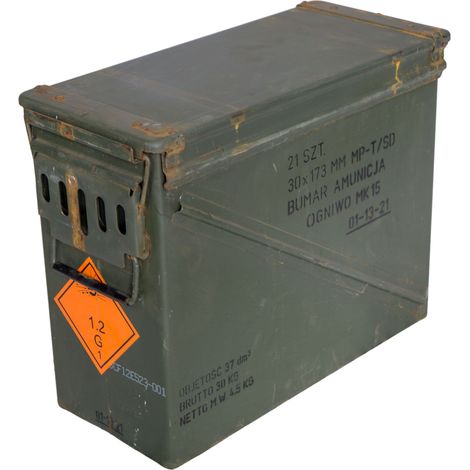 grosse Munitionskiste Metall MK-15 Aufbewahrungskiste Militärkiste Munitionsbox (1/5)