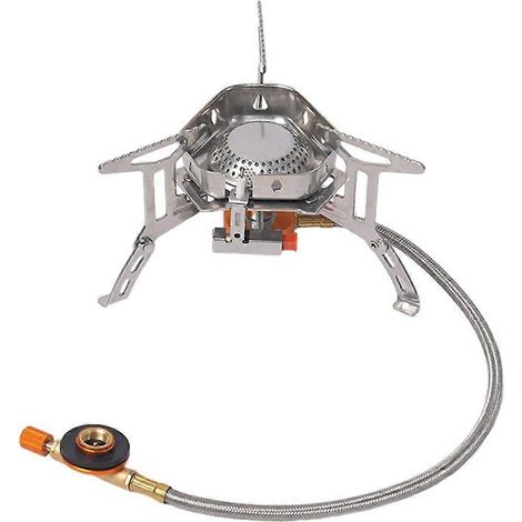 Réchaud à gaz de camping portable et pliable pour la randonnée et les pique-niques en plein air (1/5)