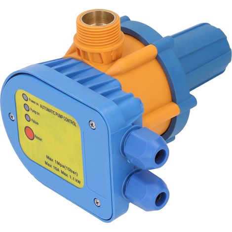 Pressostat de pompe à eau, régulateur automatique réglable 1,5–2,2 bar, étanche, 220–240 V, 1,1 kW