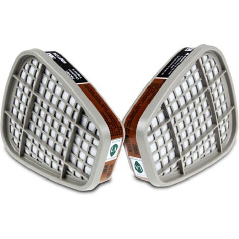 Filtre 6001CN. cartouche A2 pour appareils respiratoires série 6000 – 2 cartouches (1 paire) (1/4)