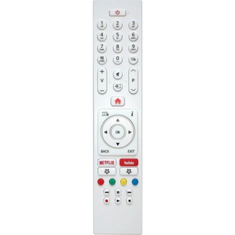 Télécommande RC43135P 30101735 pour Téléviseur , TV LED ESSENTIELB 43UHD-G600 SMART TV, TV LED ESSENTIELB KEA 24 WG SMART, TV LED ESSENTIELB KEA 32 WH/G SMART TV, TV LED ESSENTIELB KEA 32WH/I SMART TV