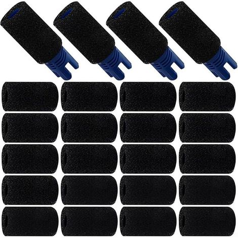 Juego de 4 cepillos de espuma ABS de repuesto para limpiafondos Polaris 180 280 360 380 480 3900, color azul. (1/5)