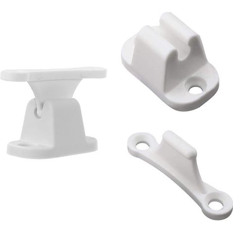 Per 4 coppie di set di fissaggio per porte, morsetto di fissaggio per fermaporta a forma di T, fermaporta, limitatore di arresto elastico in nylon per camper e roulotte (1/5)