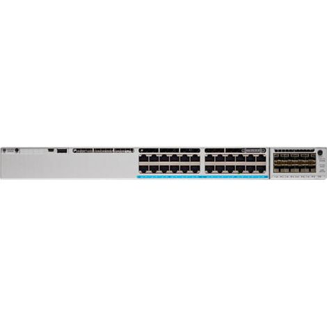 Cisco Catalyst 9300 - Network Advantage - conmutador - 24 puertos - Gestionado - montaje en rack (1/2)