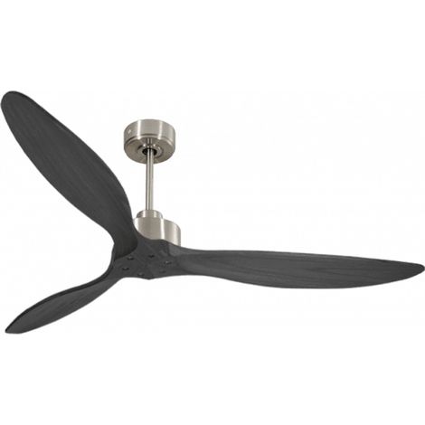 Modulo Slim de Klassfan - Ventilateur de plafond et destratificateur moteur DC chrome et pales bois noir 30 à 60 m² (1/5)