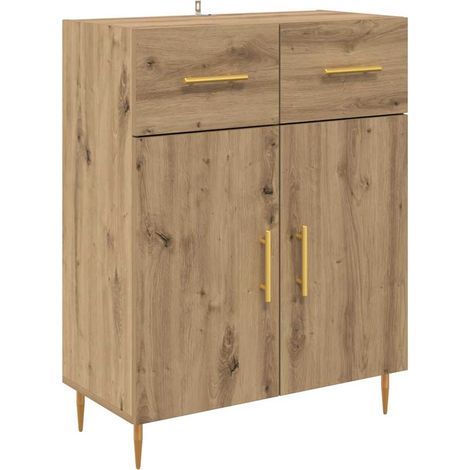 Sideboard Artisan Oak 69.5 x 34 x 90 cm Engineered Wood vidaXL