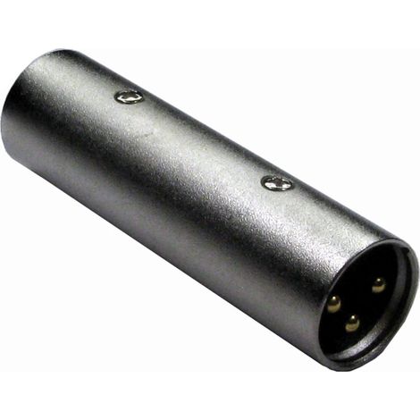 Adaptateur audio et vidéo RS PRO Droit, XLR Mâle vers XLR Mâle ( Prix pour 1 )