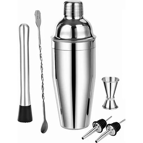 Auslaufsicheres Barkeeper-Set aus Edelstahl 304, 750-ml-Cocktailshaker für Bar und Zuhause (1/5)