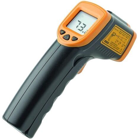 Termómetro infrarrojo digital sin contacto, pistola de medición de temperatura láser de lectura instantánea (1/2)