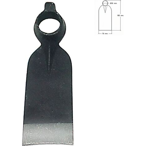 Azada Forjada Sin Mango 210/ 350 Gramos (1/2)
