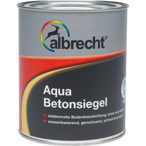 Albrecht Aqua Betonsiegel 750 ml grau seidenmatt RAL 7032 Bodenbeschichtung