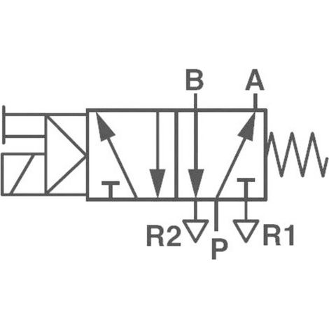IMI NORGREN Valvola pneumatica ad azionamento meccanico V51B517A-A213J 24 V/DC Materiale cassa Alluminio Materiale sig