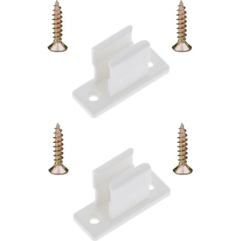 cyclingcolors 2x supporto per manovella 13mm tapparelle con vite plastica bianco finestre persiana biella (1/4)