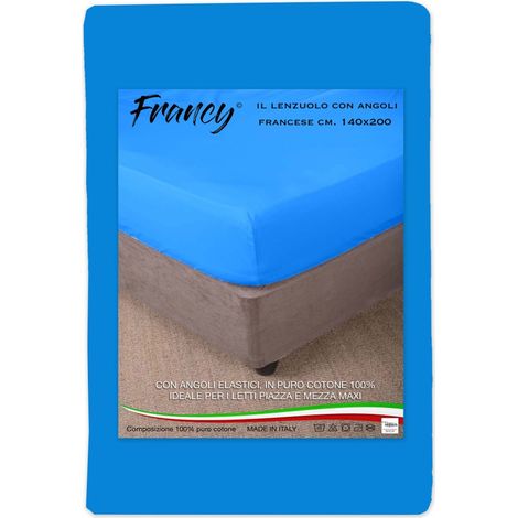 FEUILLE DE FRANCY AVEC LES COINS BLUETTE FRANÇAIS 1 ET UN DEMI-CARRÉ GRAND MAXI