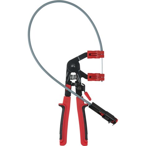 KS  TOOLS  Tenaza  para  abrazaderas  de  manguera  con  cable  Bowden  730  mm  -  115.0901