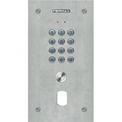 FERMAX 4794 MEMOKEY STAINLESS STEEL KEYPAD WITH PTT DRILLING