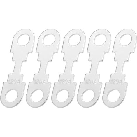 A Fusibles à Bande 120A 12V Argent 5Pcs Pour Voiture (1/4)