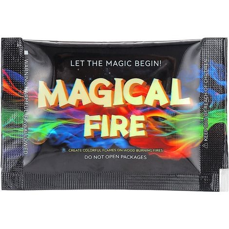 Fire Color Changing Packet - 10g Flame Color Enhancer for Wood Fire Pits - Indoor Fireplace & Outdoor Bonfire Use - 1 Piece (1/5)