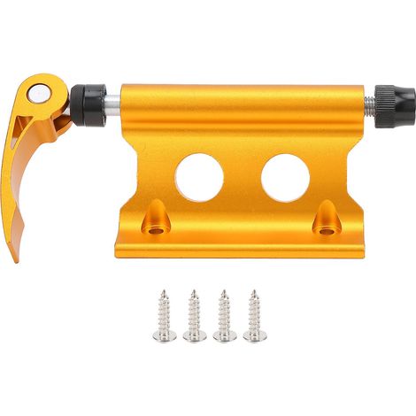 Support de fourche de vélo à dégagement rapide, bloc de fixation pour fourche avant, porte-bagages, jaune (1/5)