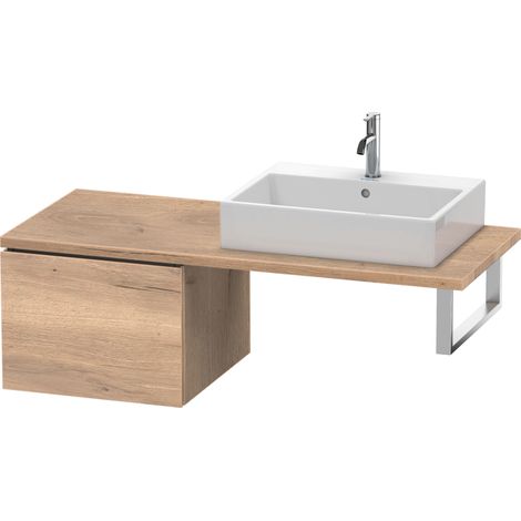 Duravit L-Cube Meuble bas pour console, 1 tiroir, 520x400x547mm,