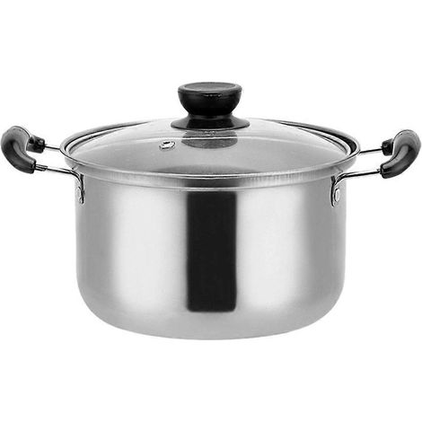 Marmite en acier inoxydable, casserole multifonctionnelle résistante à la chaleur, ustensile de cuisine pour la maison (1/5)