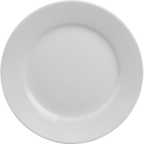 Assiettes à Bord Large 254(Ø)mm Lot de 12 Olympia
