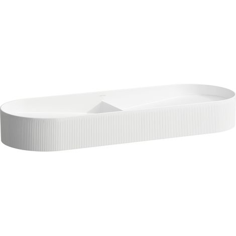 LAUFEN Sondeur mobile à double lavabo avec texture, sans trou