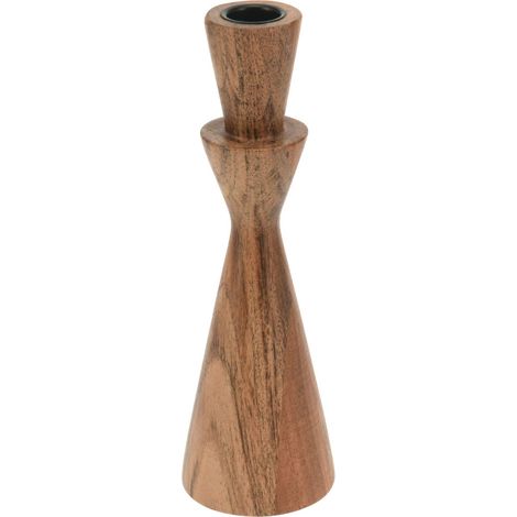 Kerzenhalter aus Holz, Akazie, 22 cm