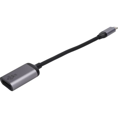 Adattatore da interfaccia Type-C a DP, supporta la trasmissione audio e video 4K per laptop, tablet e telefoni cellulari, con un design resistente al calore e alla corrosione.