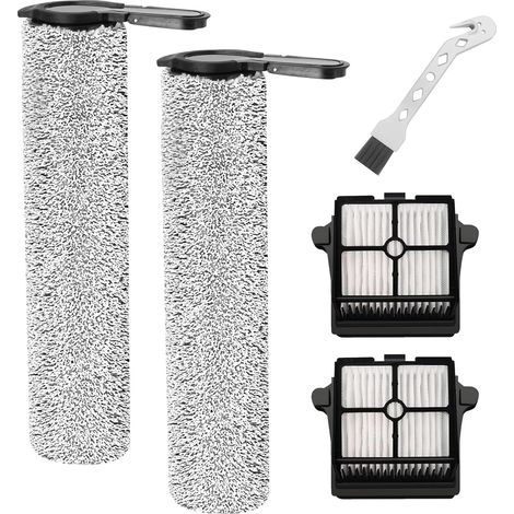 2 Rouleau Brosse, 2 Filtre HEPA, 1 Brosse Nettoyage, Pièces Rechange Tineco Floor One S7 Steam, Pour Sol Dur Et Tapis (1/5)