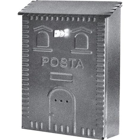Boîte Aux Lettres Extérieure En Fer Forgé 25x38x8cm