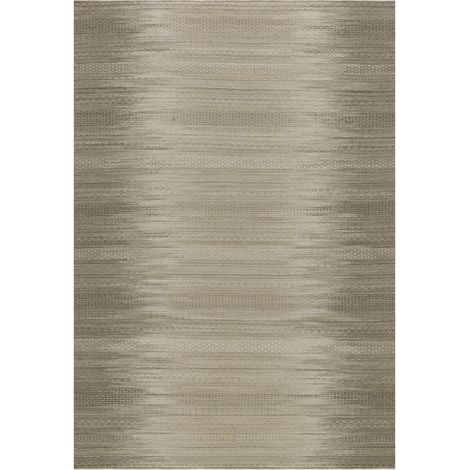 Tapis en Laine Tissé Fait Main "Sunset" Taupe 90 x 160 cm (1/4)