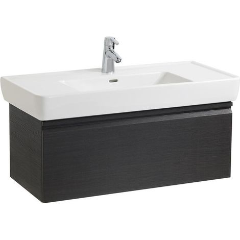 Meuble sous-vasque LAUFEN PRO A 970 x 390 x 450 mm, 1 tiroir intérieur blanc brillant LAUFEN