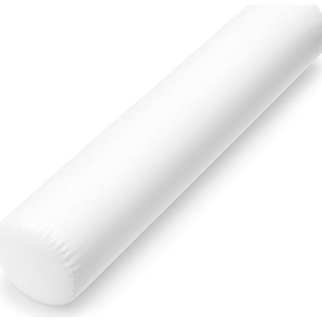 Traversin uni confort 160 cm – Garnissage 100% polyester – Enveloppe microfibre résistante – Confort moelleux pour lits King Size