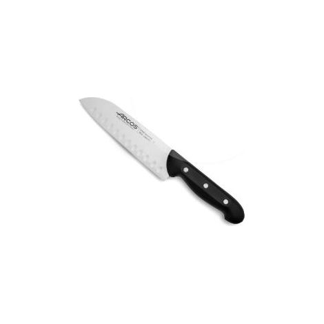 FPLUS cuchillo santoku 180mm maitre arcos , El cuchillo Santoku Serie Maitre 170 mm tiene un diseño asiático ideal para la preparación de carnes, pescado y verduras.