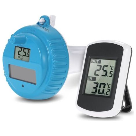 Thermomètre de piscine pour surveiller la température de l'eau d'une piscine, d'un bassin ou d'un spa. Thermomètre de piscine numérique sans fil. (1/5)
