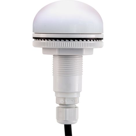 Balise Effets lumineux multiples à LED blanche RS PRO, 12 24 V ( Prix pour 1 )